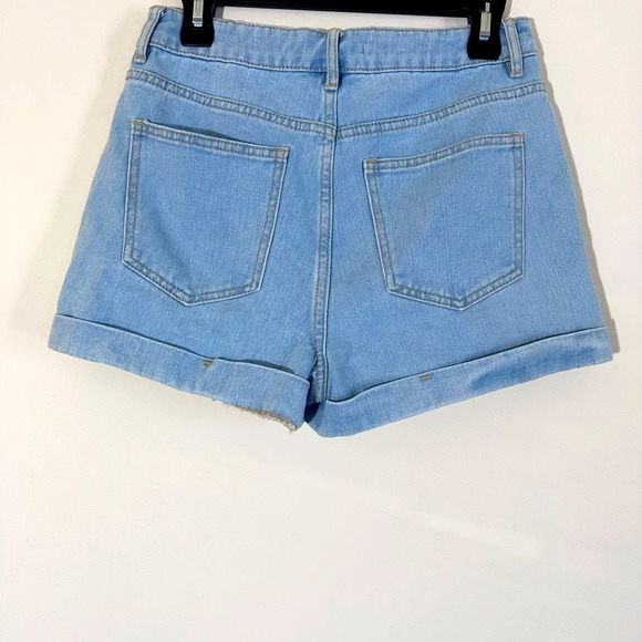 Pacsun Mom shorts high waist denim blue size 27 - Picture 6 of 8
